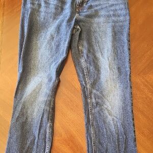 Old Navy Dark Blue Straight Leg Jeans
